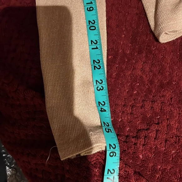 Project Runway  glitter long sleeve turtleneck holiday sweater - Picture 7 of 10